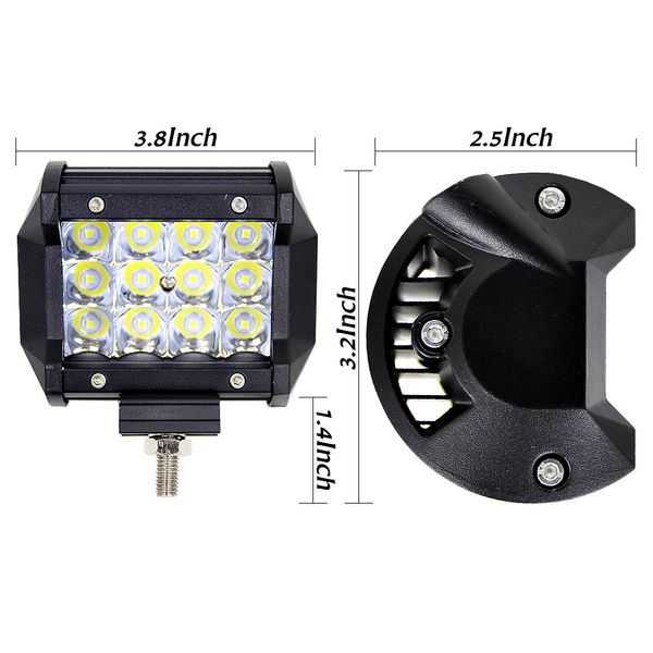 led 36w 3 rows 4 inch spotlight floodlights driving lights off-road lighting led work lights refitted car daytime running
led 36w 3 rows 4 inch spotlight floodlights driving lights off-road lighting led work lights refitted car daytime running