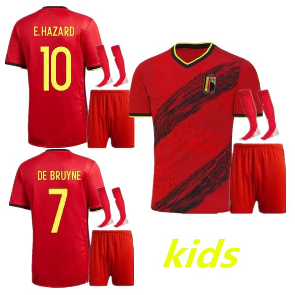 2020 belgium soccer jersey kids national team 2020 2021 kids e.hazard maillot de foot lukaku camiseta de bruyne football kits shirt, Black 
2020 belgium soccer jersey kids national team 2020 2021 kids e.hazard maillot de foot lukaku camiseta de bruyne football kits shirt, Black
