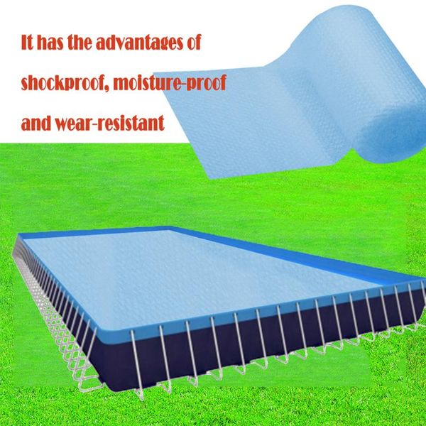 newly swimming pool cover protector solar rectangular protection heat tarpaulin garden