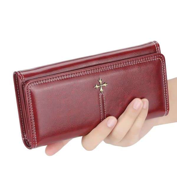 wallet new ladies long section korean version of the multi-card zipper phone bag fashion wild clutch bag, Red;black
wallet new ladies long section korean version of the multi-card zipper phone bag fashion wild clutch bag, Red;black