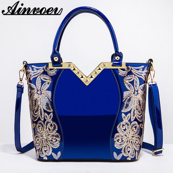 ainvoev handbag womens embroidered glossy shoulder bag purse female luxury handbags women lacquer pu leather bags for women 2019
ainvoev handbag womens embroidered glossy shoulder bag purse female luxury handbags women lacquer pu leather bags for women 2019