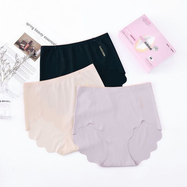 new protein fiber antibacterial underpants women's ice silk seamless high waist breathable briefs article 3 the loading panties, Black;pink
new protein fiber antibacterial underpants women's ice silk seamless high waist breathable briefs article 3 the loading panties, Black;pink