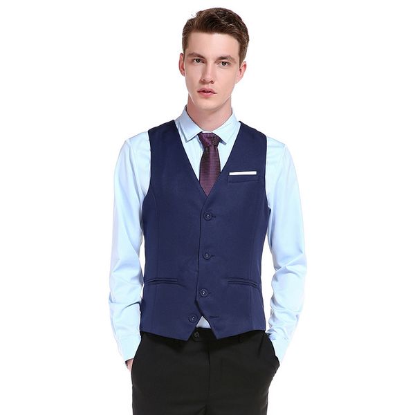 2020 high-quality goods cotton men's fashion design suit vest / grey black high-end men's business casual suit vests for groom
2020 high-quality goods cotton men's fashion design suit vest / grey black high-end men's business casual suit vests for groom