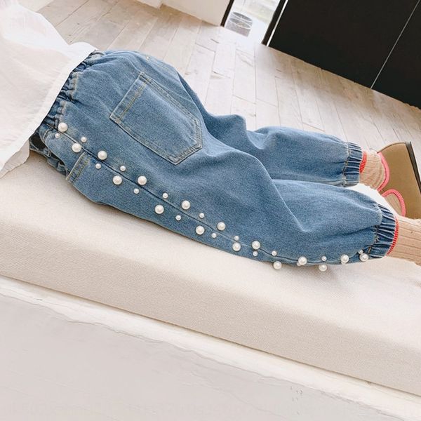 girls autumn thin foot-closure children's foreign style and jeans pearl jeans pants children's pearl pants, Blue
girls autumn thin foot-closure children's foreign style and jeans pearl jeans pants children's pearl pants, Blue