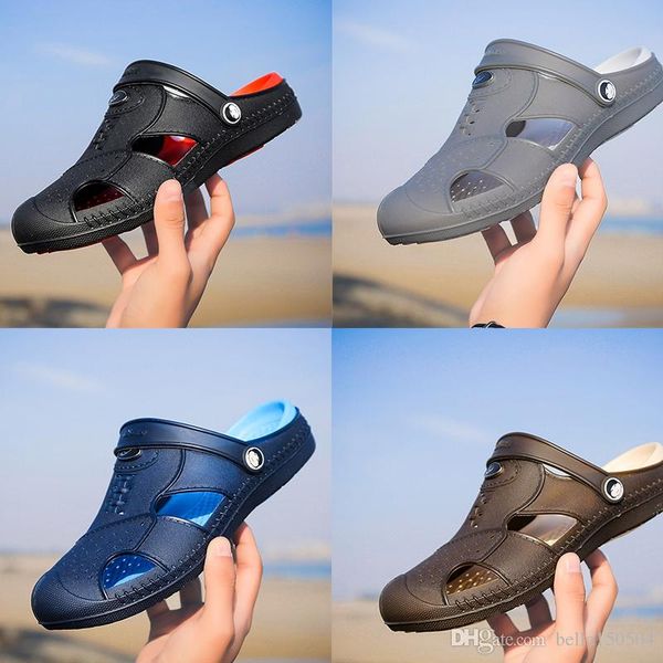 designer jelly slippers men hollow sandals summer breathable water sandals male gardening shoe hollow out beach slippers quality, Black
designer jelly slippers men hollow sandals summer breathable water sandals male gardening shoe hollow out beach slippers quality, Black