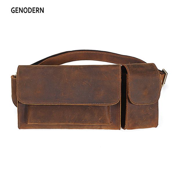 genodern retro crazy horse leather men waist pack casual multi-function fanny pack belt bag male travel phone pouch shoulder bag
genodern retro crazy horse leather men waist pack casual multi-function fanny pack belt bag male travel phone pouch shoulder bag