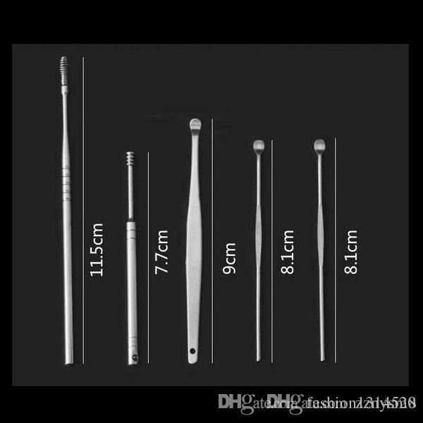 5 pcs/set stainless steel ear pick spoon ear wax remover cleaner ear care multifunction portable earpick cleaning beauty tool
5 pcs/set stainless steel ear pick spoon ear wax remover cleaner ear care multifunction portable earpick cleaning beauty tool