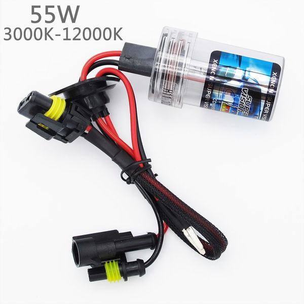 

55w h1 h3 h7 h11 9005 9006 xenon hid bulb lamp dc 12v car auto xenon headlight 3000k 4300k 5000k 6000k 8000k 10000k 12000k