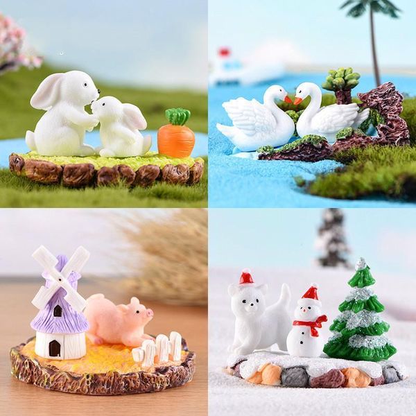 3pcs/set animal miniature fairy garden rabbit swan pig bear moss micro-landscape decor accessory spring summer autumn winter resin craft
3pcs/set animal miniature fairy garden rabbit swan pig bear moss micro-landscape decor accessory spring summer autumn winter resin craft
