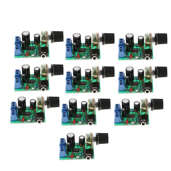 10pcs lm386 0.5-10w audio power amplifier module dc 3-12v stereo amp board, diy sound system component
10pcs lm386 0.5-10w audio power amplifier module dc 3-12v stereo amp board, diy sound system component