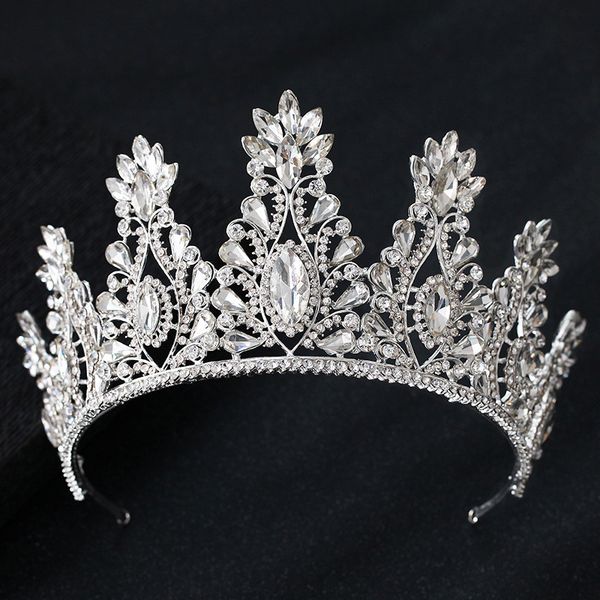 kmvexo fashion big drop crystal wedding diadem rhinestone queen tiaras and crowns headbands for bride hair jewelry accessories, Golden;white
kmvexo fashion big drop crystal wedding diadem rhinestone queen tiaras and crowns headbands for bride hair jewelry accessories, Golden;white
