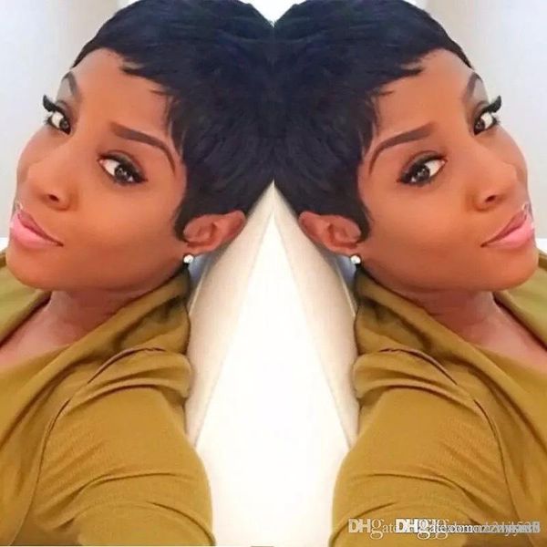 wig female short hair lady oblique bangs short straight hair african european and american fashion wig set, Black
wig female short hair lady oblique bangs short straight hair african european and american fashion wig set, Black
