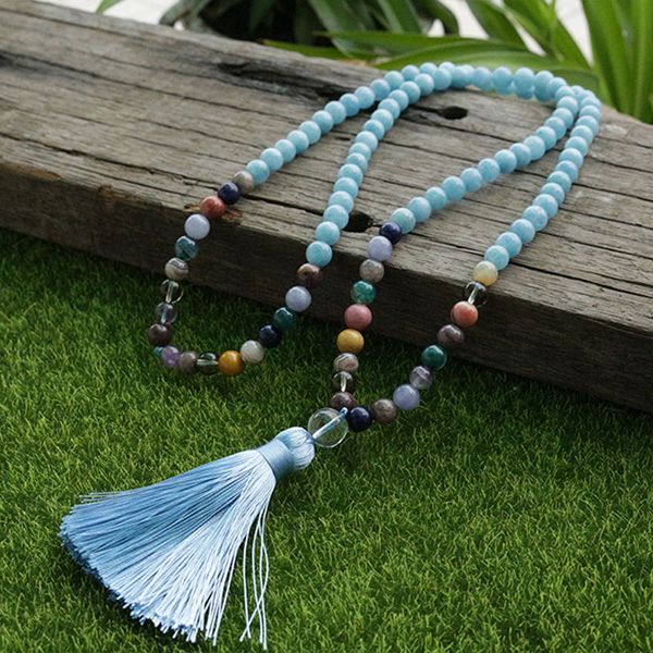 8mm amazonite and "orphan beads" mala beads necklace, confident and brave japamala,108 bead mala,mala jewelry, mala prayer beads, Silver
8mm amazonite and "orphan beads" mala beads necklace, confident and brave japamala,108 bead mala,mala jewelry, mala prayer beads, Silver