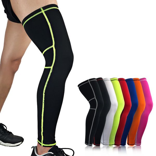 1pc long knee support pad sleeve polyester spandex anti slip breathable elastic outdoor fitness leg protector new, Black
1pc long knee support pad sleeve polyester spandex anti slip breathable elastic outdoor fitness leg protector new, Black