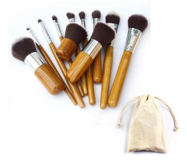 bamboo handle makeup brushes set with bag professional cosmetics brush kits foundation eyeshadow brushes kit make up tools 11pcs/set
bamboo handle makeup brushes set with bag professional cosmetics brush kits foundation eyeshadow brushes kit make up tools 11pcs/set