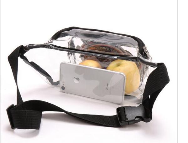in the new clear purse stadium approved bag of man with zipper and shoulder strap, Black;white
in the new clear purse stadium approved bag of man with zipper and shoulder strap, Black;white