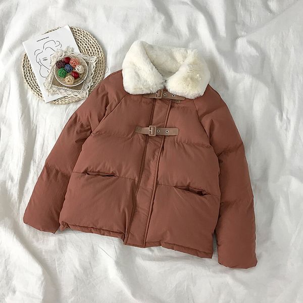 women's jacket down jacket warm waterproof coat thick cotton padded harajuku loose parkas women overcoat, Black
women's jacket down jacket warm waterproof coat thick cotton padded harajuku loose parkas women overcoat, Black