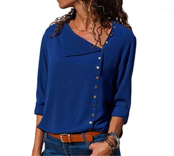 neck solid color korean version ladies button slanted collar tshirt short sleeve buckle womens designer t shirts casual lapel, White
neck solid color korean version ladies button slanted collar tshirt short sleeve buckle womens designer t shirts casual lapel, White
