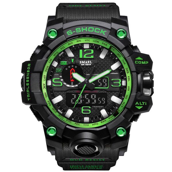 men's new fashion multi-functional student electronic watch outdoor sports dual-display waterproof digital watch luminous, Slivery;brown
men's new fashion multi-functional student electronic watch outdoor sports dual-display waterproof digital watch luminous, Slivery;brown