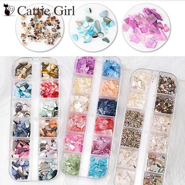 12grids nail seashell paillette sequins abalone sequins irregular shell stone nails manicure nail art decoration set, Silver;gold
12grids nail seashell paillette sequins abalone sequins irregular shell stone nails manicure nail art decoration set, Silver;gold