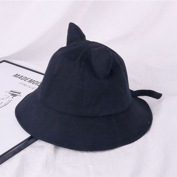 2019 girl bucket hats winter hats for women cute cat ears hat female japanese literary ruffle bucket yellow hat, Blue;gray
2019 girl bucket hats winter hats for women cute cat ears hat female japanese literary ruffle bucket yellow hat, Blue;gray