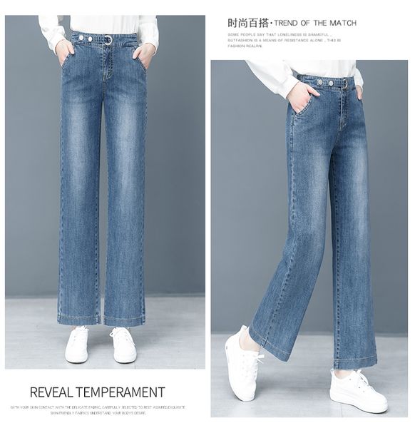 the blue han edition high waist jeans new female loose trousers of straight show thin port flavour restoring ancient ways wide-legged pants
the blue han edition high waist jeans new female loose trousers of straight show thin port flavour restoring ancient ways wide-legged pants