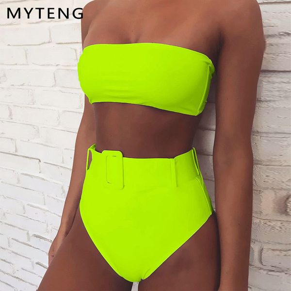 new solid swimsuit with belt high waist bikini 2019 bandeau swimwear women brazilian bikini set swimming suit bathing suit
new solid swimsuit with belt high waist bikini 2019 bandeau swimwear women brazilian bikini set swimming suit bathing suit