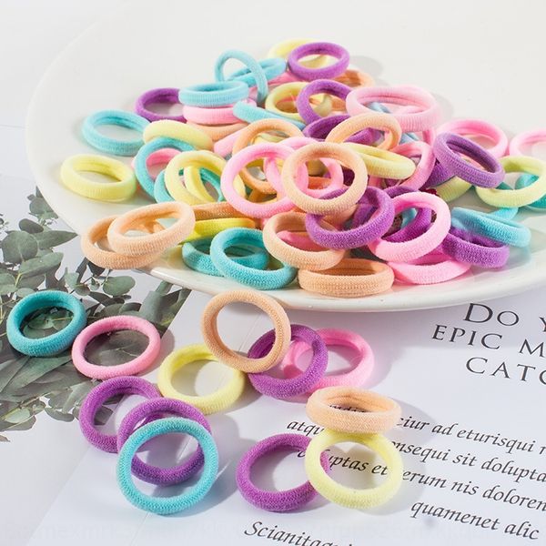 100 a rubber packet of little girl accessories seamless hurt candy-colored hair zha tou hair band kids rubber band, Slivery;white 
100 a rubber packet of little girl accessories seamless hurt candy-colored hair zha tou hair band kids rubber band, Slivery;white