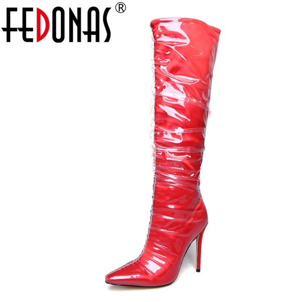 fedonas 2020 new fashion knee high boots high heels 10cm shoes woman brand autumn winter new shoes woman dancing pumps, Black
fedonas 2020 new fashion knee high boots high heels 10cm shoes woman brand autumn winter new shoes woman dancing pumps, Black