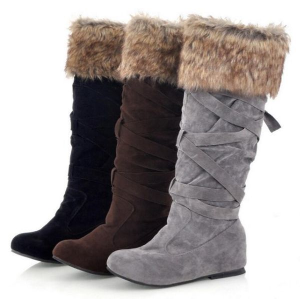 ladies chaussure women winter snow warm shoes woman zapatos mujer sapato girls knee high boots booties fur plush flats xz181161, Black
ladies chaussure women winter snow warm shoes woman zapatos mujer sapato girls knee high boots booties fur plush flats xz181161, Black