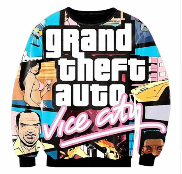 funny fashion cartoon gta vice city sweatshirt 3d print clothing women men unisxe casual outerwear pullovers hip hop k365, Black
funny fashion cartoon gta vice city sweatshirt 3d print clothing women men unisxe casual outerwear pullovers hip hop k365, Black