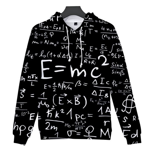 2019 fashion 3d sweatshirt men and women einstein mass energy equation hoodies harajuku hip hop funny couples new pullovers, Black
2019 fashion 3d sweatshirt men and women einstein mass energy equation hoodies harajuku hip hop funny couples new pullovers, Black
