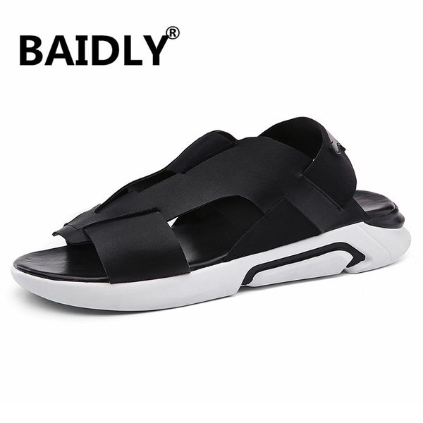 new summer men sandals leisure beach men shoes leather men's slippers sandals, Black
new summer men sandals leisure beach men shoes leather men's slippers sandals, Black