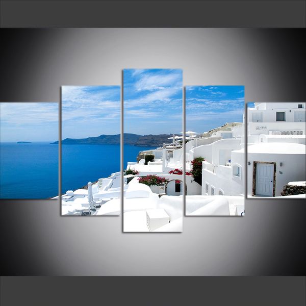 5 piece large size canvas wall art pictures creative santorini, greece white house landscape poster art print oil painting for living room
5 piece large size canvas wall art pictures creative santorini, greece white house landscape poster art print oil painting for living room