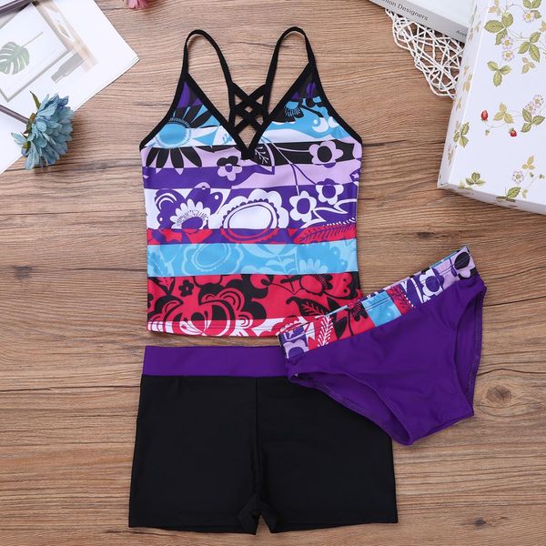 tiaobug kids teens floral tankini girls spaghetti straps swim with bottoms shorts swimsuit swimwear bathing suit bikini set
tiaobug kids teens floral tankini girls spaghetti straps swim with bottoms shorts swimsuit swimwear bathing suit bikini set