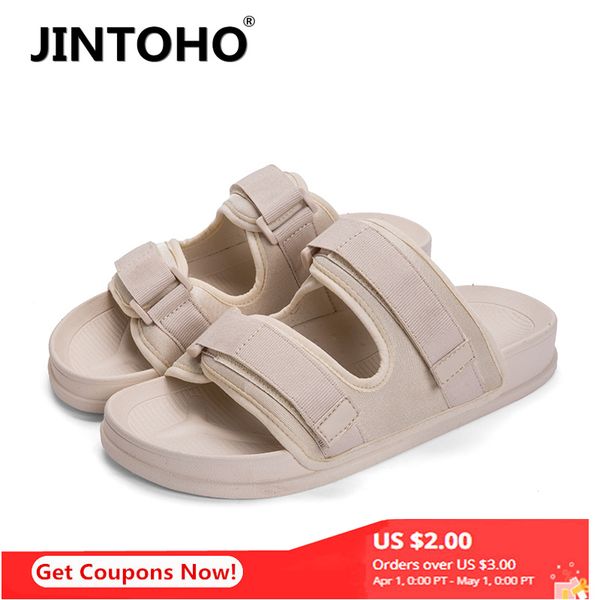jintoho 2020 new men's sandals summer slippers integrated slippers men outdoor home beach special male light and strong sandals, Black
jintoho 2020 new men's sandals summer slippers integrated slippers men outdoor home beach special male light and strong sandals, Black