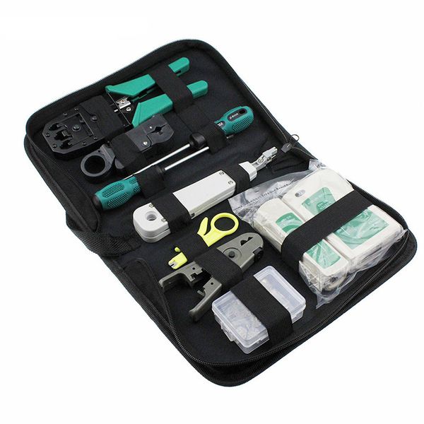 fatcool 11pcs lan network repair tool kit rj45 rj11 rj12 cat5 cat5e utp cable tester and plier crimp crimper plug clamp
fatcool 11pcs lan network repair tool kit rj45 rj11 rj12 cat5 cat5e utp cable tester and plier crimp crimper plug clamp