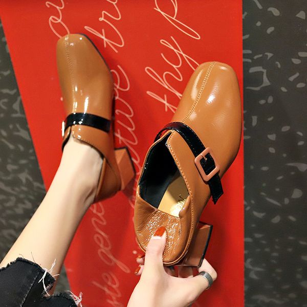 zapatos mujer 2020 new designer women pumps buckle leather two wears square head high chunky heel zapatillas mujer, Black
zapatos mujer 2020 new designer women pumps buckle leather two wears square head high chunky heel zapatillas mujer, Black
