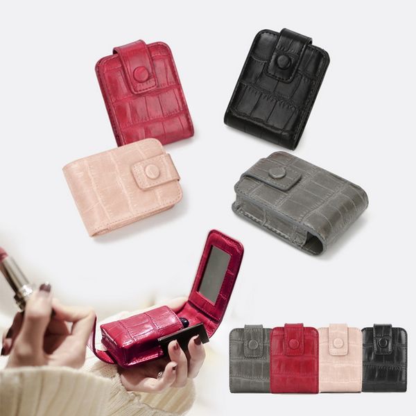 lipstick cosmetic bag with mirror makeup bag travel pouch organizer pu leather portable beauty case toolbox small storage cases
lipstick cosmetic bag with mirror makeup bag travel pouch organizer pu leather portable beauty case toolbox small storage cases