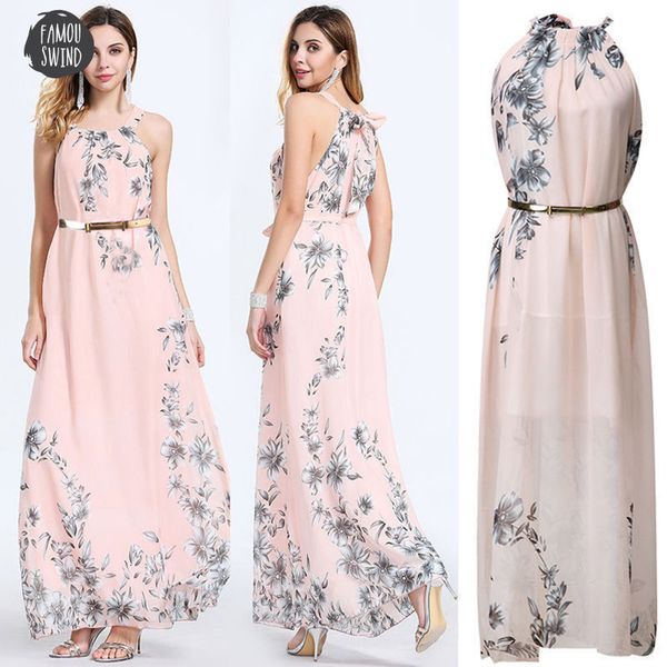 party dress new brand women long formal prom floral boho chiffon beach summer sleeveless maxi sundress belt, Black;gray
party dress new brand women long formal prom floral boho chiffon beach summer sleeveless maxi sundress belt, Black;gray