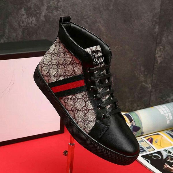 Mens Luxury Designer Casual Shoes Ace Sneaker HARRY STYLE Canvas Leather High Top 2019 Men Brand Fashion Leisure Shoes With Box
Mens Luxury Designer Casual Shoes Ace Sneaker HARRY STYLE Canvas Leather High Top 2019 Men Brand Fashion Leisure Shoes With Box