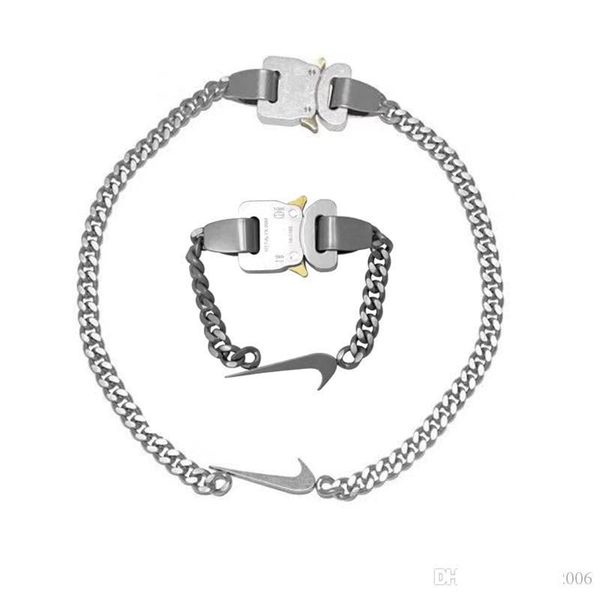 2019 launch 1017 alyx studio logo metal chain necklace men women fashion bracelet hip hop outdoor street accessories festival gift ship, Silver
2019 launch 1017 alyx studio logo metal chain necklace men women fashion bracelet hip hop outdoor street accessories festival gift ship, Silver