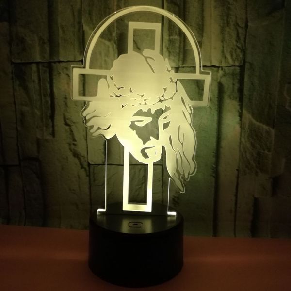foreign trade new pattern jesus cross 3d small night-light colorful touch thanksgiving gift originality 3d illusion small desk lamp
foreign trade new pattern jesus cross 3d small night-light colorful touch thanksgiving gift originality 3d illusion small desk lamp
