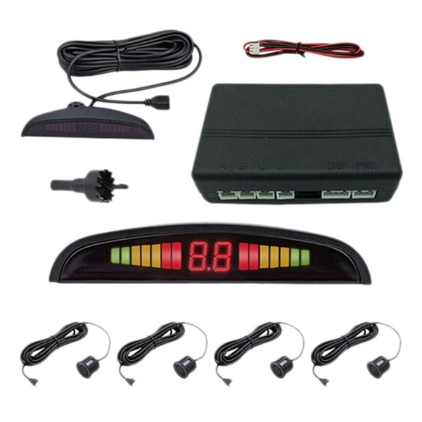 4 sensors black led display parking sensor 22mm buzzer reverse backup sensor sound alert indicator probe system car
4 sensors black led display parking sensor 22mm buzzer reverse backup sensor sound alert indicator probe system car