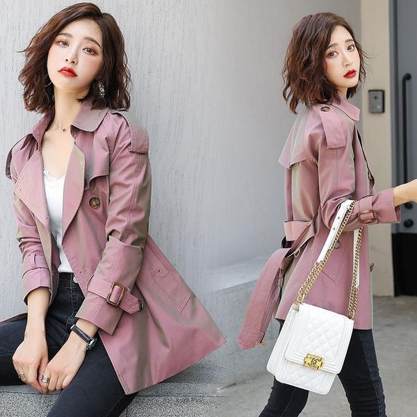 women 2020 new spring autumn classic trench windbreaker coats female casual loose clothes fashion turndown collar outerwear l196, Tan;black
women 2020 new spring autumn classic trench windbreaker coats female casual loose clothes fashion turndown collar outerwear l196, Tan;black