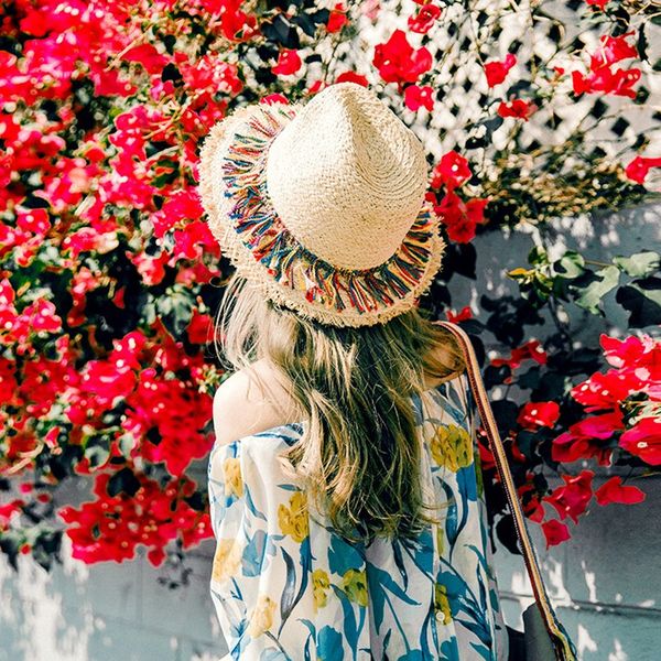 raffia summer hat for women children big brim beach hat casual sun caps for kids color tassel straw outdoor sun female, Blue;gray
raffia summer hat for women children big brim beach hat casual sun caps for kids color tassel straw outdoor sun female, Blue;gray
