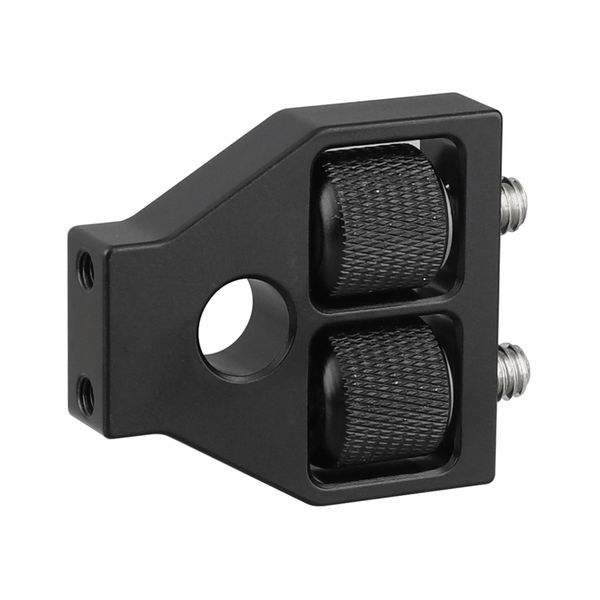 camvate triangle connection mount with 1/4"-20 thumbscrews for dslr camera cage wooden handgrip item code: c2208
camvate triangle connection mount with 1/4"-20 thumbscrews for dslr camera cage wooden handgrip item code: c2208