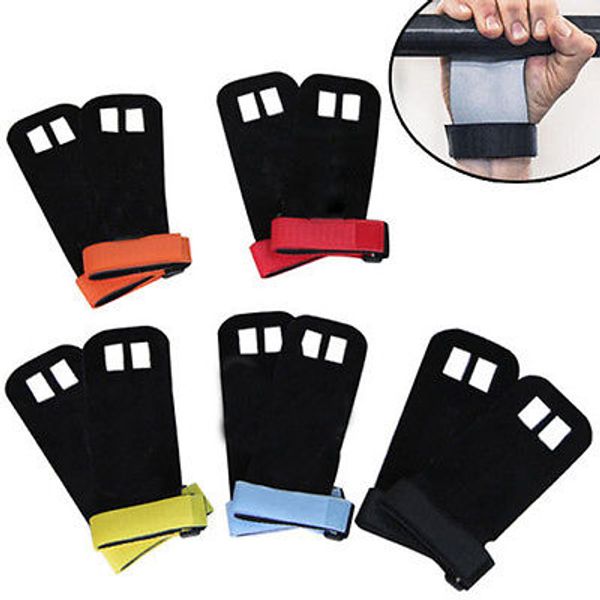 new grips crossfit gymnastics hand grip guard palm protectors leather glove, Black;red
new grips crossfit gymnastics hand grip guard palm protectors leather glove, Black;red