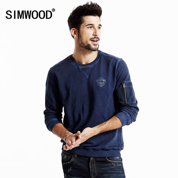 simwood autumn chic designed round neck pullover zipper decorated long sleeve men sweatshirt wy8014, Black
simwood autumn chic designed round neck pullover zipper decorated long sleeve men sweatshirt wy8014, Black