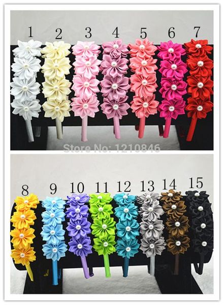 kid's hair band satin ribbon flower headband christmas kids hair accessories 15pcs/lot mix color, Slivery;white
kid's hair band satin ribbon flower headband christmas kids hair accessories 15pcs/lot mix color, Slivery;white